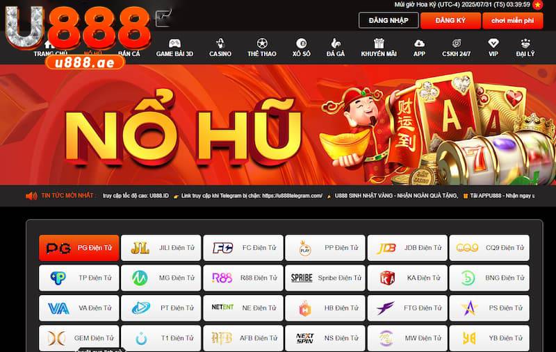 U888 32 Nổ hũ đổi thưởng